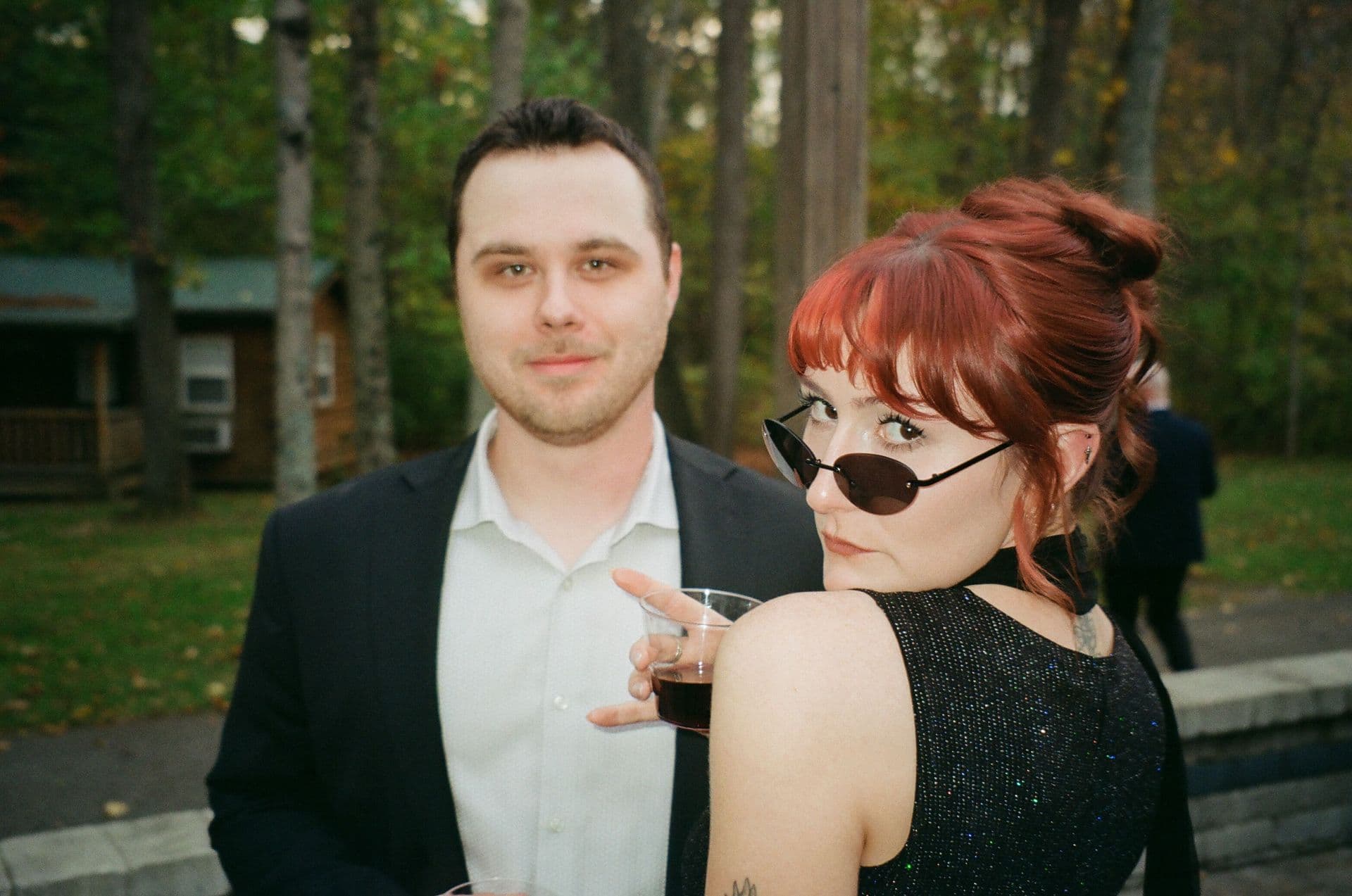 Audrey Hepburn and James Caan