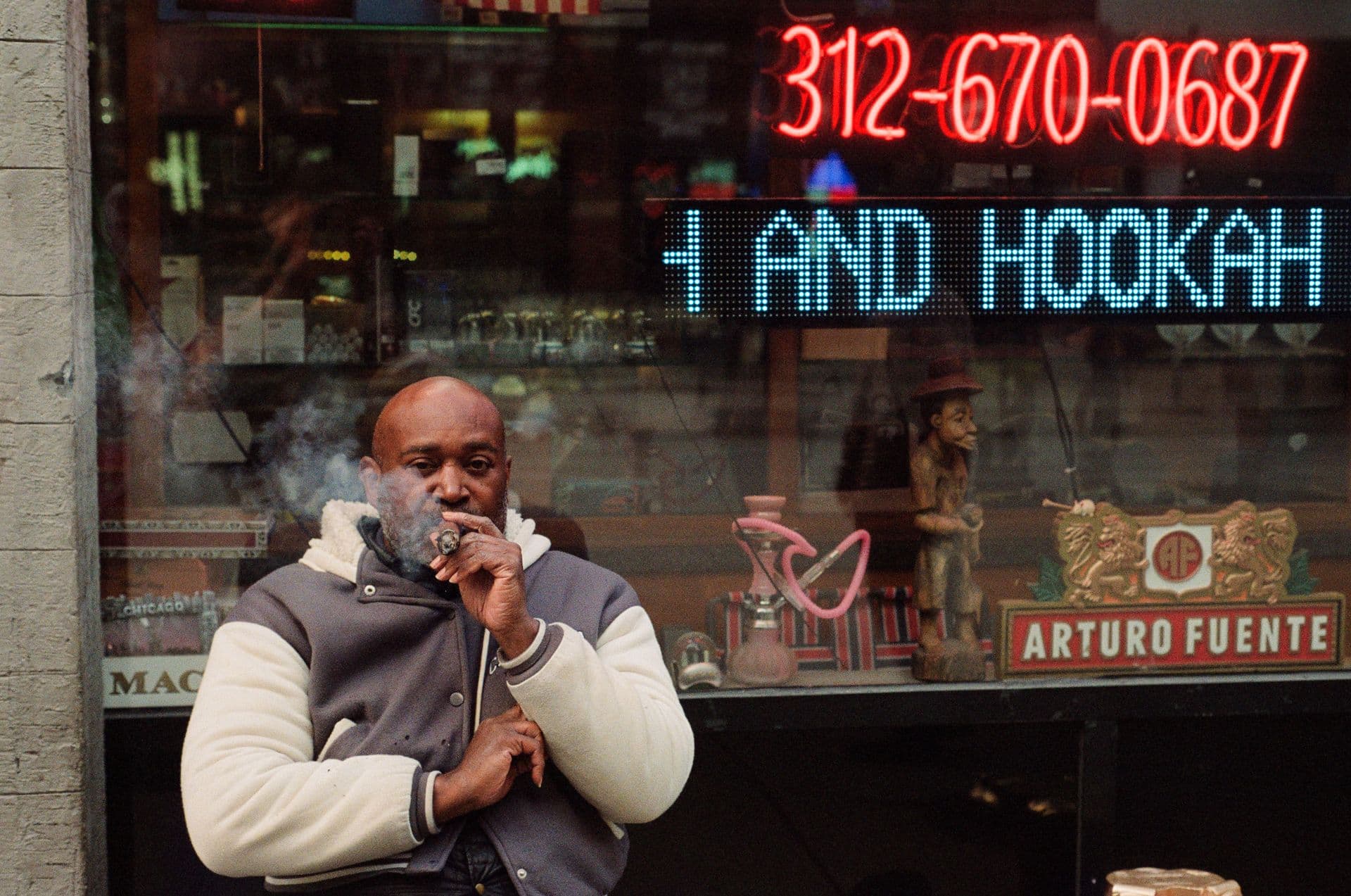 Cigar Man on Chicago Streets