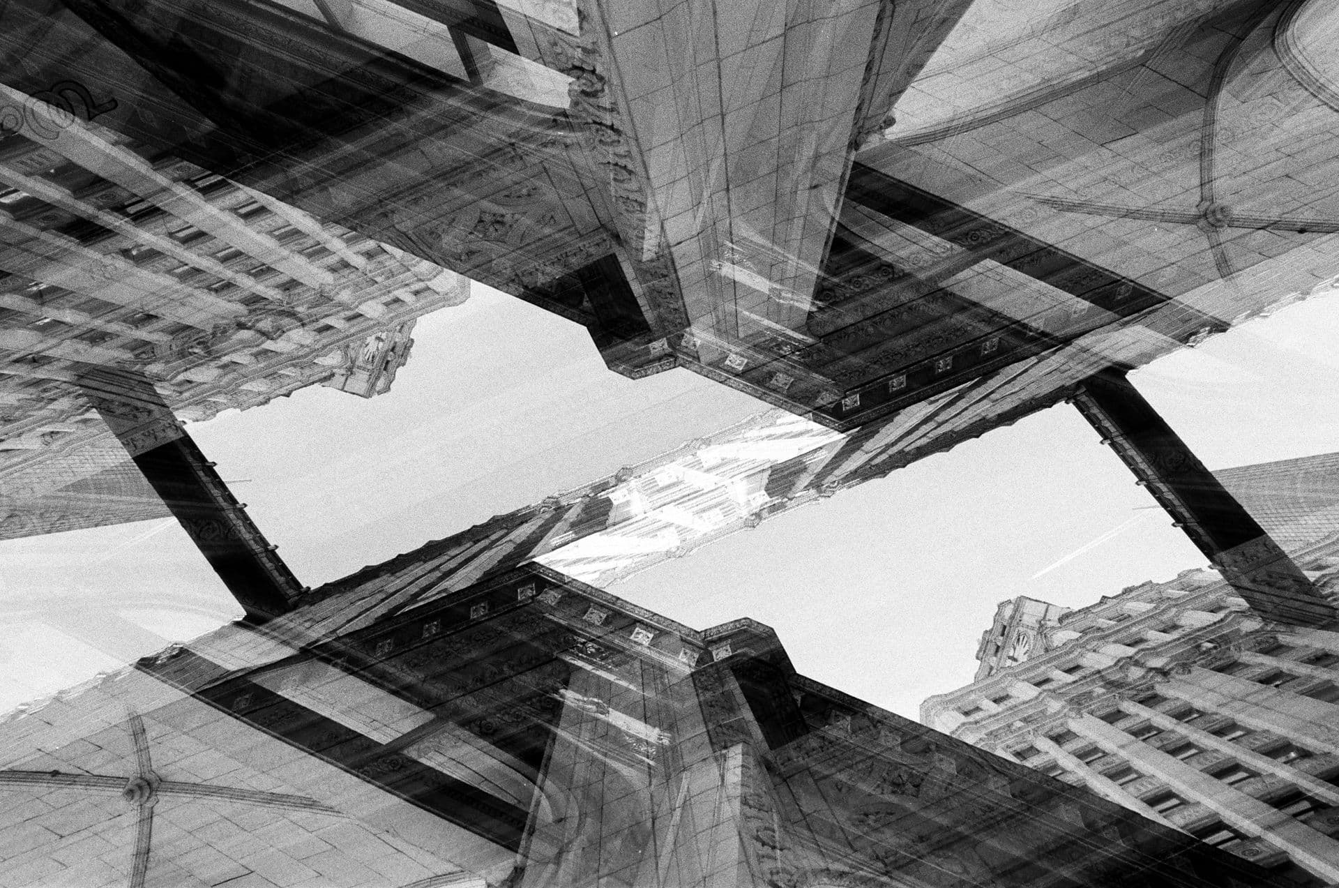 Chicago Corner Double Exposure