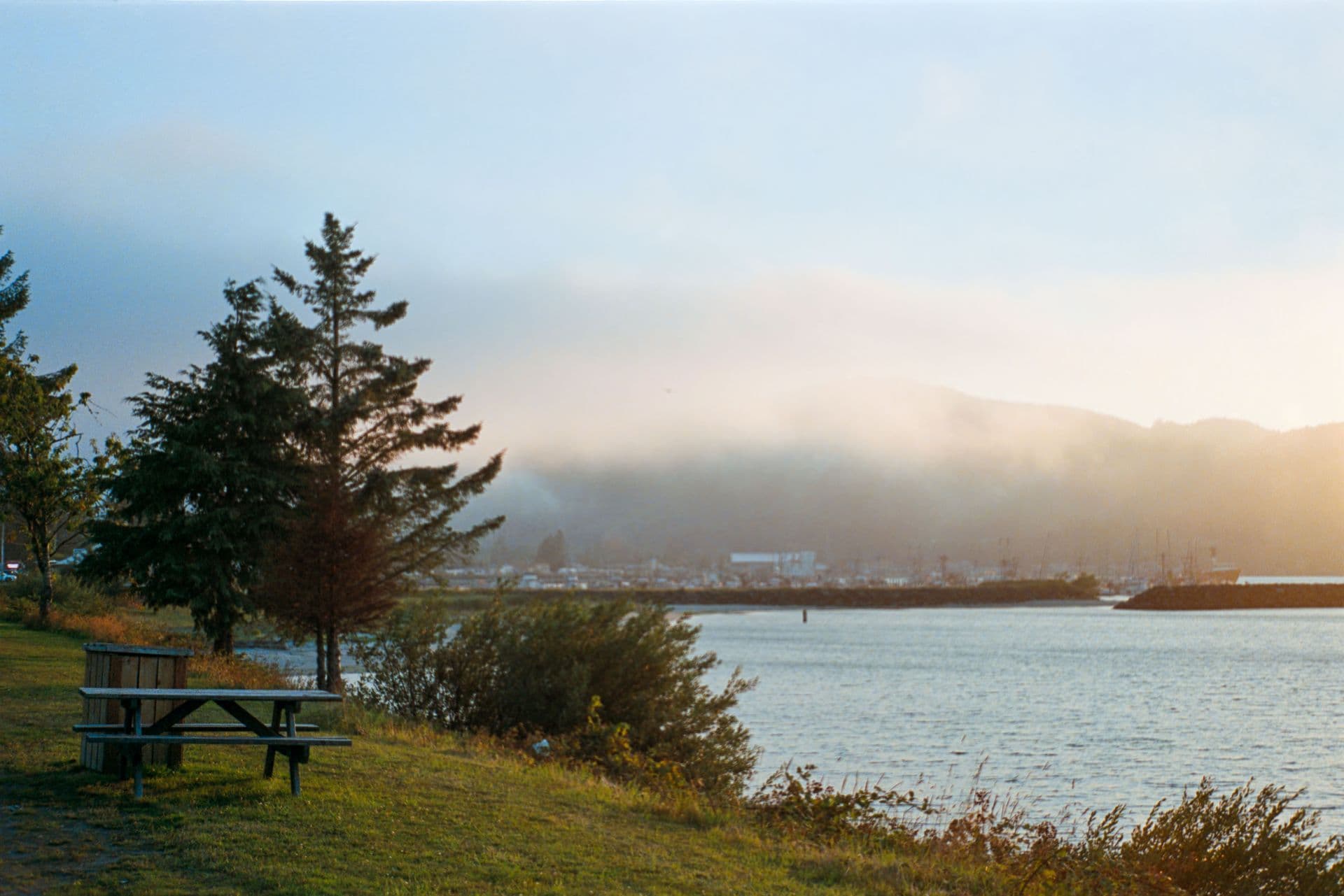 Sunset at Clallam Bay